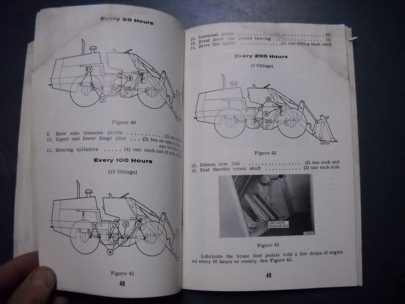 CASE W 26 SERIES B LOADER OPERATORS MANUAL FORM NO 9-2711 gallery