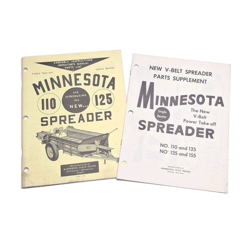 Minnesota Spreader Assembly Instruction Manual Price List & Insert 1970 Rare