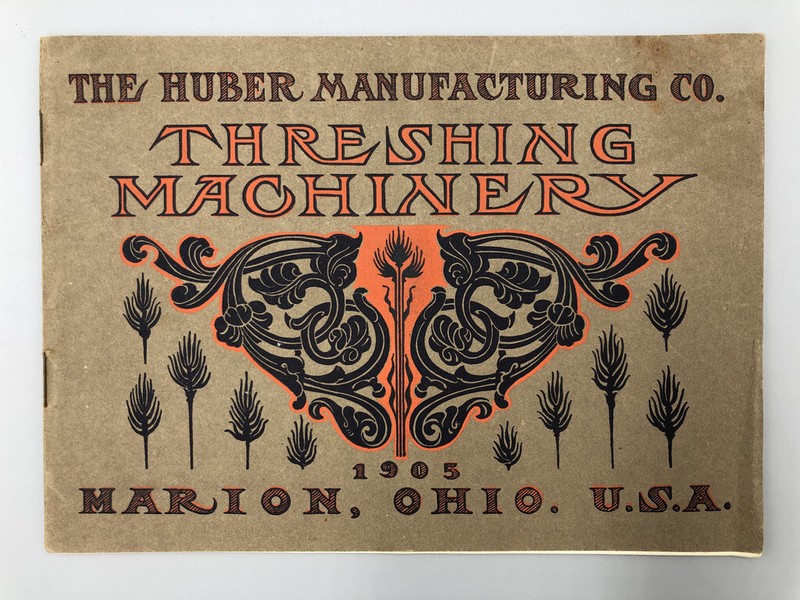 1905 HUBER THRESHING MACHINERY CATALOG Antique FARM ADVERTISING Marion OH Engine