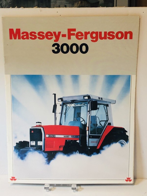 1987 Massey-Ferguson 3000 Series Tractor Brochure 3050 3060 3070 3090 – Mint
