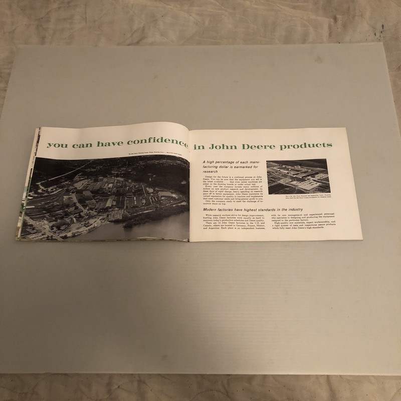 Vintage John Deere Tractor Dealer Sales Information Binder Repair Sales Machine gallery