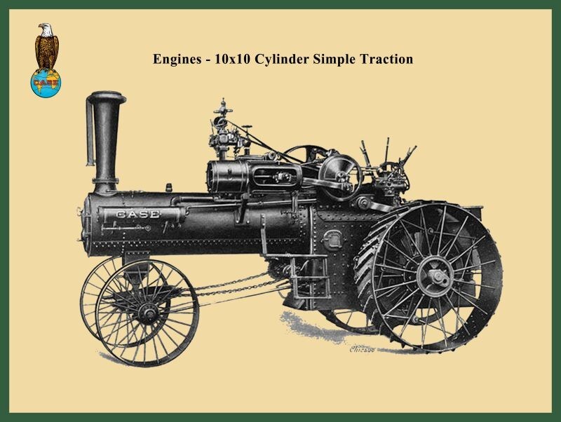 1905 Case Simple Steam Traction Engine NEW Metal Sign: 12×16″ Ships Free