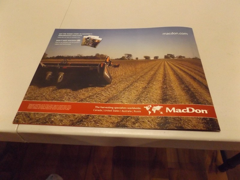MACDON PERFORMANCE HAS A NAME FLEX AND RIGID DRAPER, LIT # 147565 08/2011 gallery