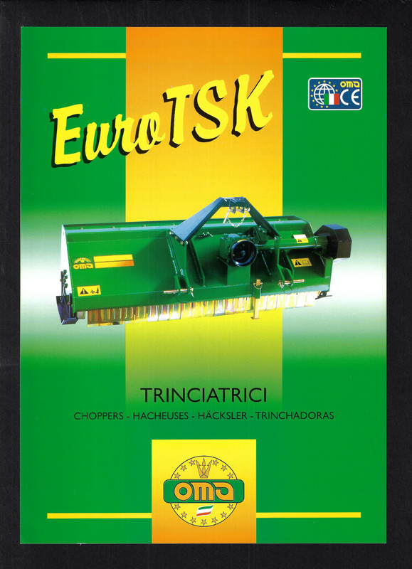 OMA ITALY EURO TSK125/160/200/230/260/285/320 CHOPPERS FLYER/BROCHURE