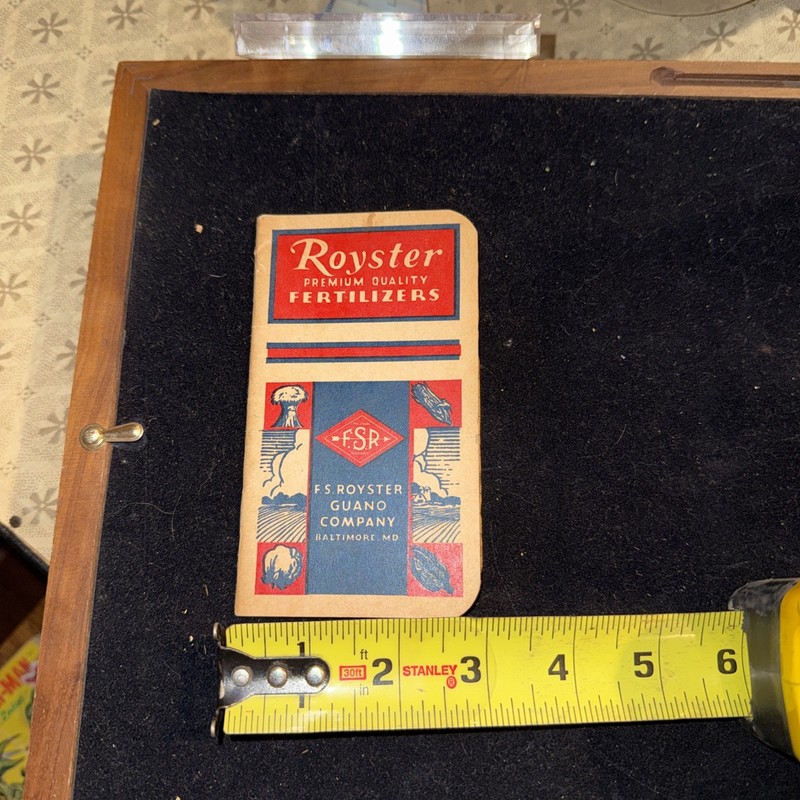 1946 F.S. Royster Guano Company Calendar Note Pad gallery