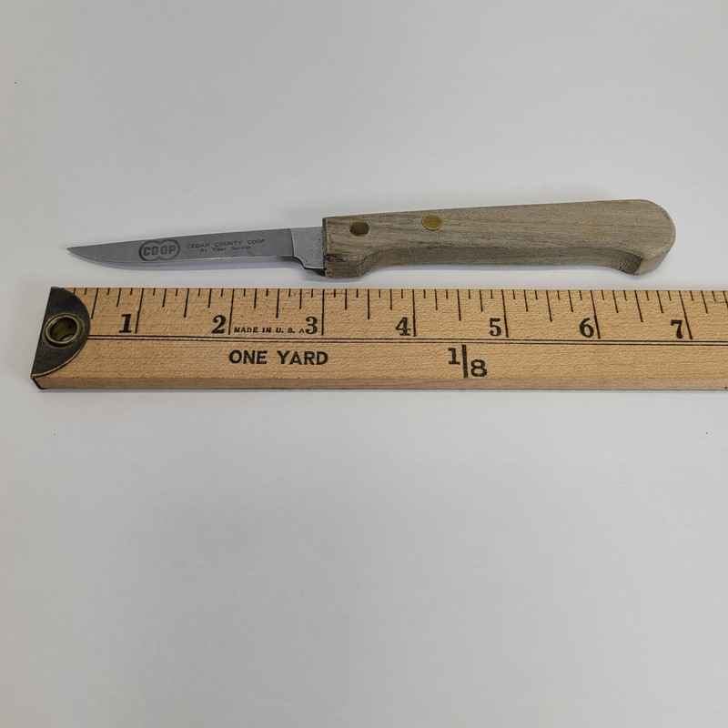 VTG Cedar County COOP Promotional Stainless Steel Paring Knife