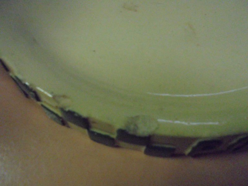 Vintage Purina Mink Chow Feeder Plate Dark Green gallery