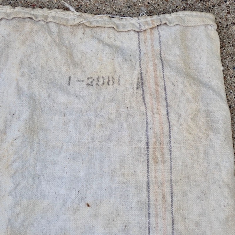 Vintage Royal River A Extra Heavy Seamless Cloth Canvas Feed Sack 41”x18” K36 gallery