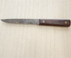 OLD FARMER’S CO-OP ELEVATOR GRAIN FEED SEEDS CARBON STEEL BUTCHER KNIFE 6″ BLADE