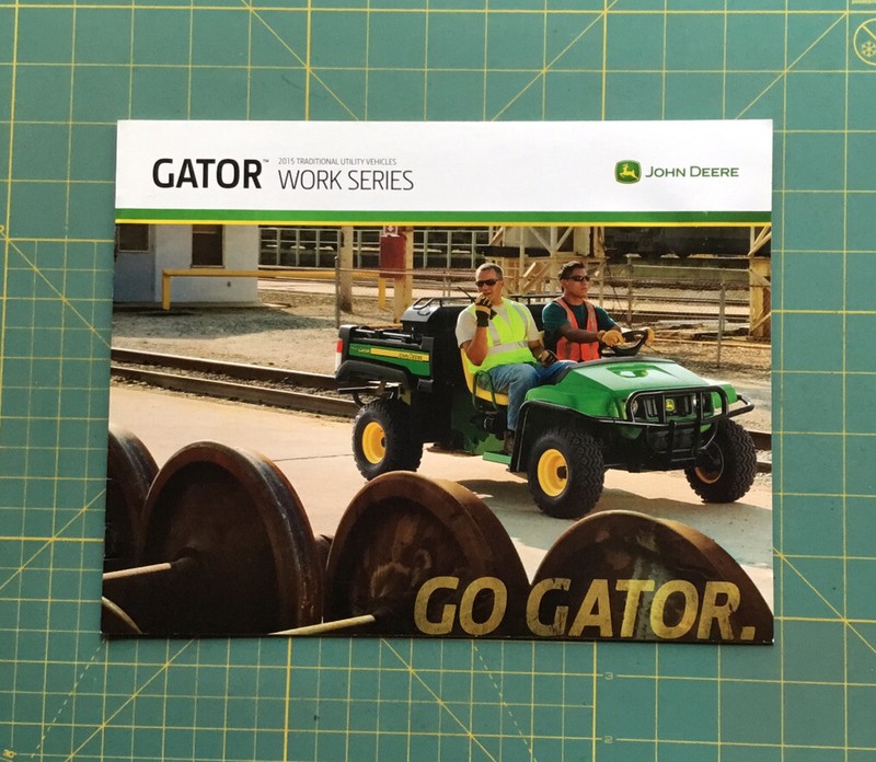 2015 JOHN DEERE GATOR TRADITIONAL UTILITY VEHICLES WORK SERIES, 12 PAGES
