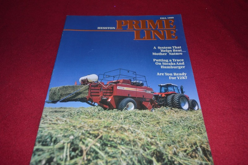 Hesston Prime Line Fall 1999 Dealer’s Magazine Dealer’s Brochure YABE10