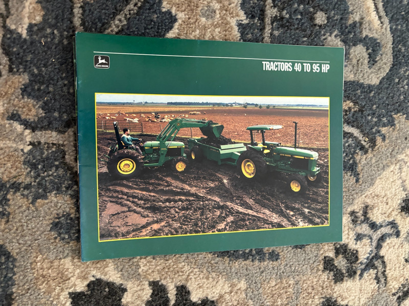 John Deere 2155 2355 2555 2755 2955 3155 Tractor For 1988 Brochure DCPA26