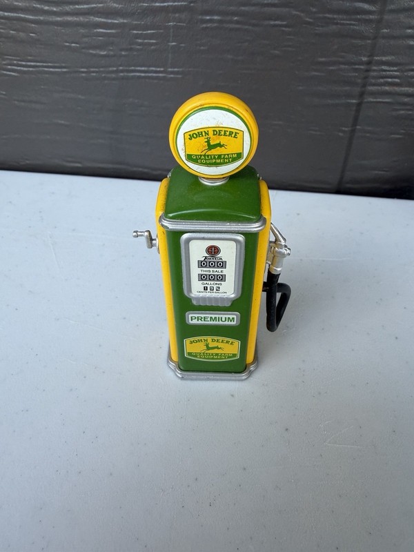 John Deere Tokheim Gas Pump Replica Man Cave Collectable