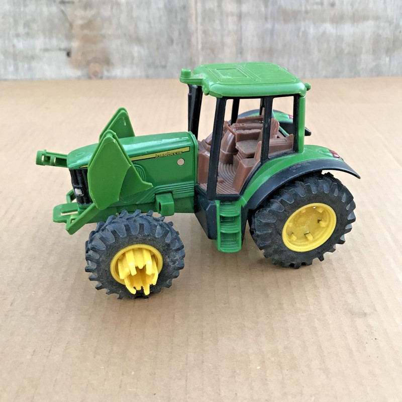 John Deere Tractor TOY Licensed Product 6 inches long Kids push and play plastic