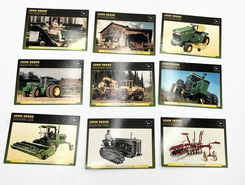 Vintage 1994 John Deere Collector Cards – Set Of 9