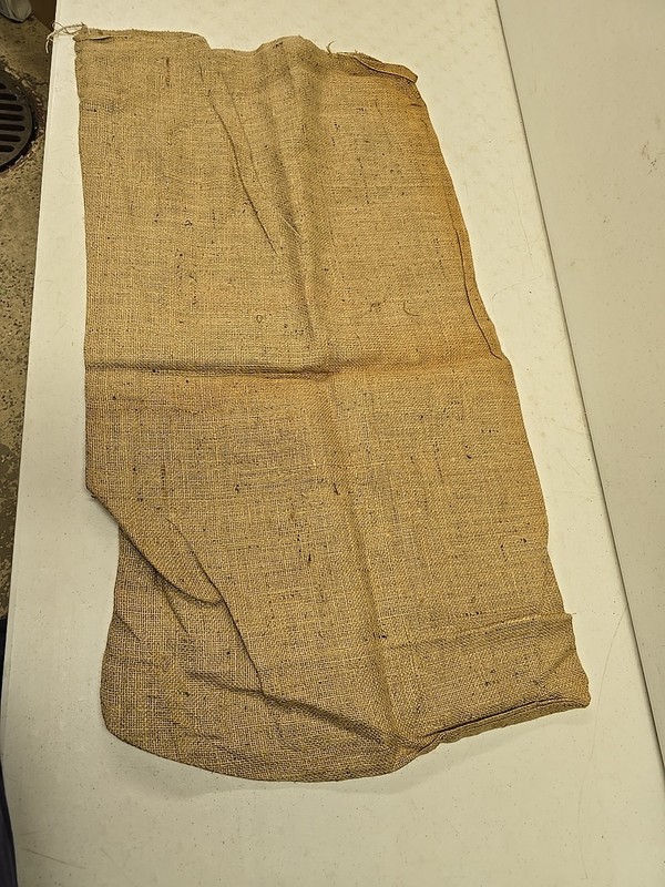Vintage Certified Seed ICIA Illinois Crop Improvement Burlap Corn Seed Sack Pair gallery