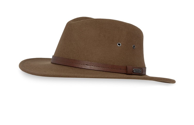 Sunday Afternoons Winston Fedora, Brown, UPF 50+, Wool Felt, Medium