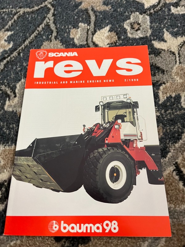 Scania Revs Industrial & Marine Engine News 2/1998 Brochure FCCA