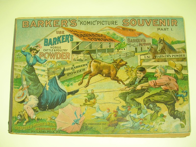 C. 1900 BARKER'S KOMIC PICTURE SOUVENIR PART 1,2,3 AND 4 - BLACK AMERICAN - B/O gallery
