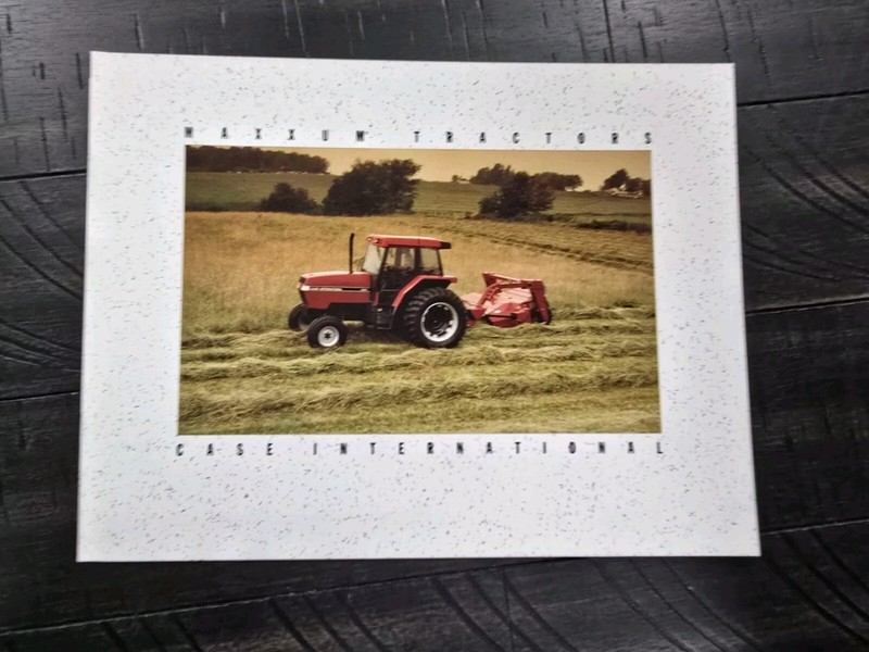 5000 Maxxum Series Tractors Ad Brochure Case IH International Harvester