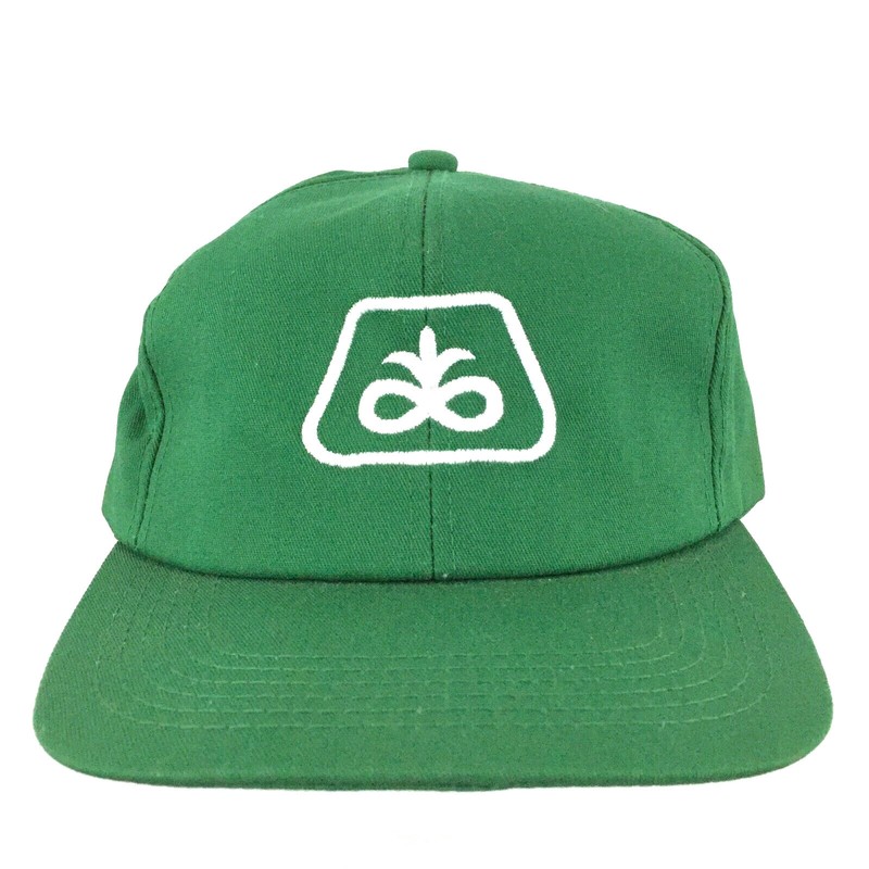 Vtg 90s Pioneer Seeds Corn Hat K-Products Farm Show Logo Trucker Baseball Cap