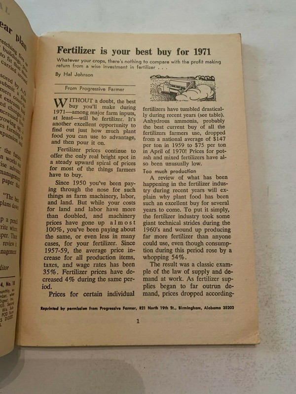 April 1971 Farmers Digest Magazine Volume 34 Number 10 gallery