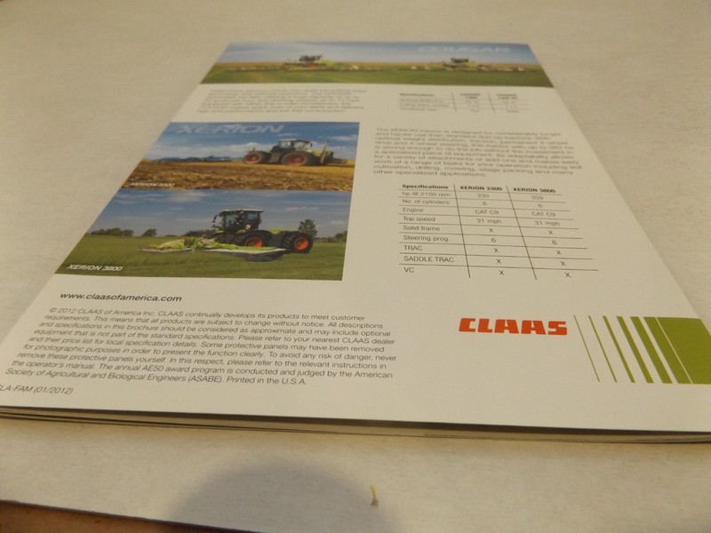 CLAAS FAMILY "YOUR HARVESTING SPECIALIST" / 2012 CD, LIT # CLA-FAM 01/2012 gallery