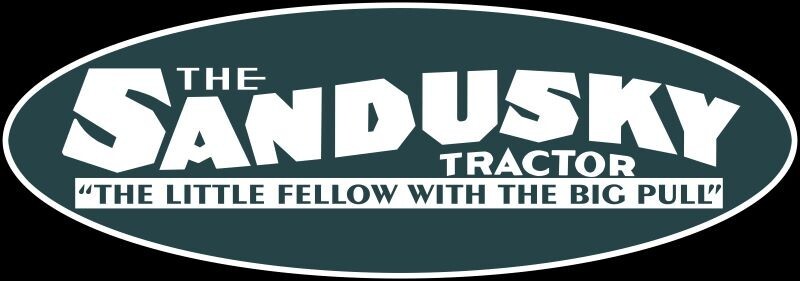 1918 Style Dauch SANDUSKY TRACTOR NEW Sign 48″ Wide Oval Diecut USA STEEL