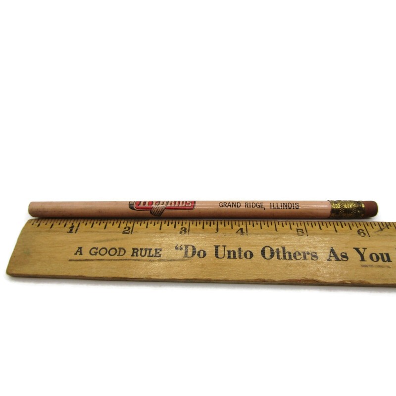 Vintage Pfister Hybrid Seed Co Mechanical Pencil Ad Arthur Walter Grand Ridge IL gallery