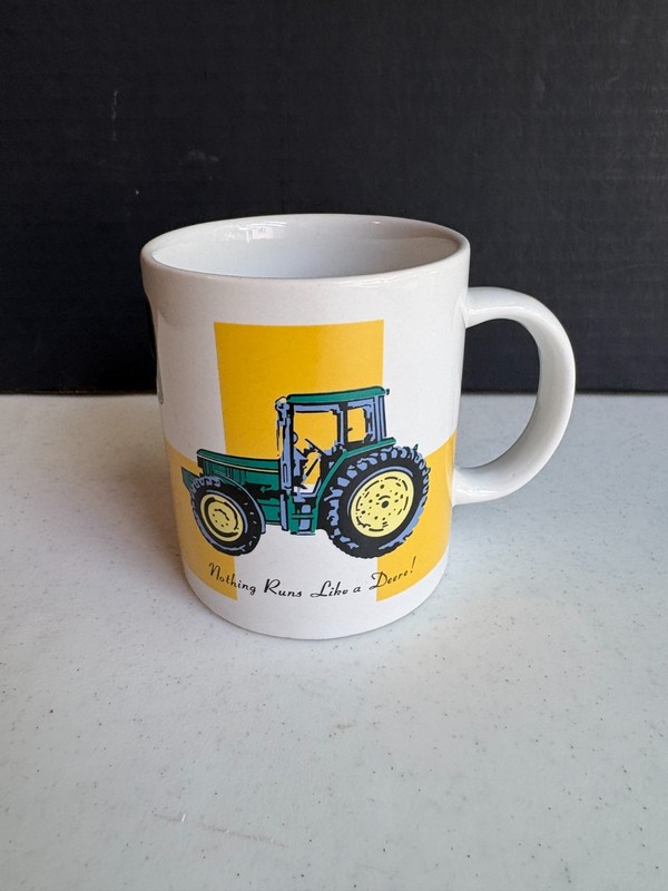 John Deere Green Tractor Coffee Mug “Nothing Runs Like a Deere” by Gibson Excel