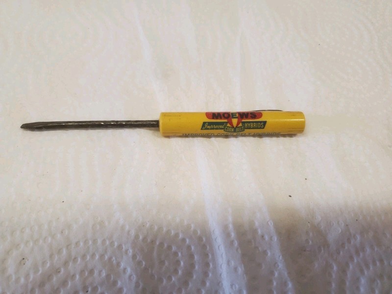 4-3/4″ Screwdriver Moews Seed Ray Pipho Denver Iowa Corn Granville Illinois