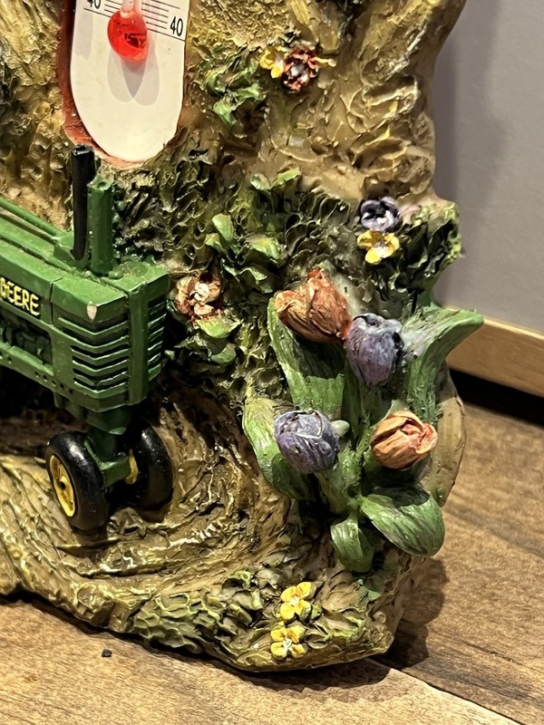 Vintage John Deere Tractors Thermometer 3D Resin Farm Decor Barn VTG (Read) gallery
