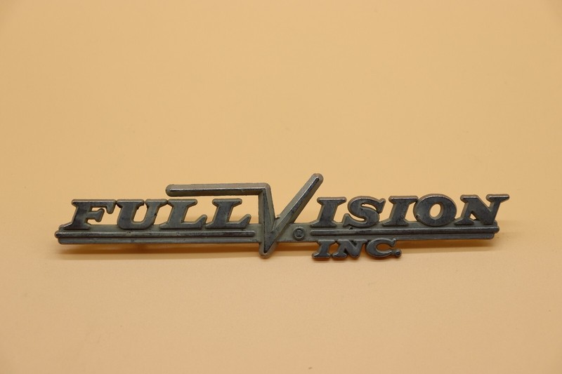 Vintage John Deere Full Vision Inc. Tractor Cab Trim emblem
