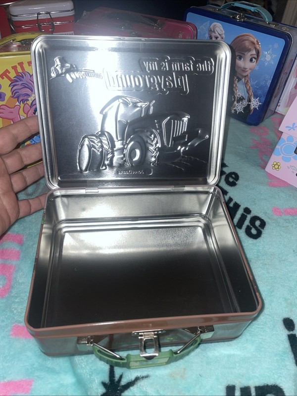 Vintage John Deere Children’s Lunch Box 2012 Tin Company License Product gallery