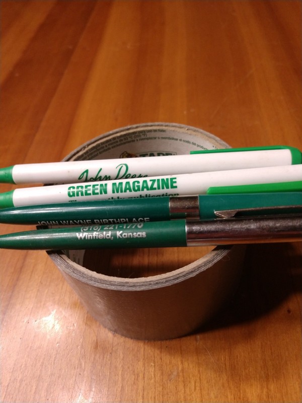 Vtg Advertising Pen D &D Equipment John Deere Winfield Kansas John Wayne Birthpl gallery