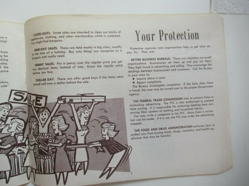 Vintage 1965 Be a Good Shopper Booklet - U.S. Department of Agriculture gallery