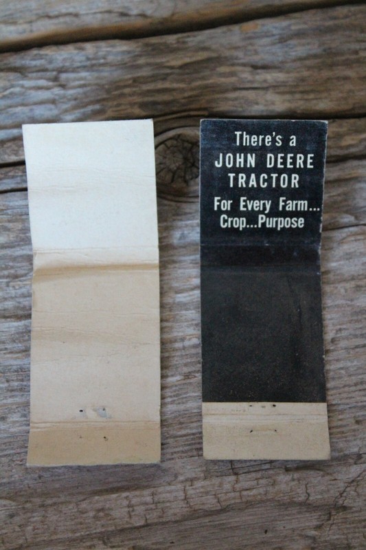 2 John Deere Tractor Dealership Advertising Matchbook Covers Flagler Colorado gallery