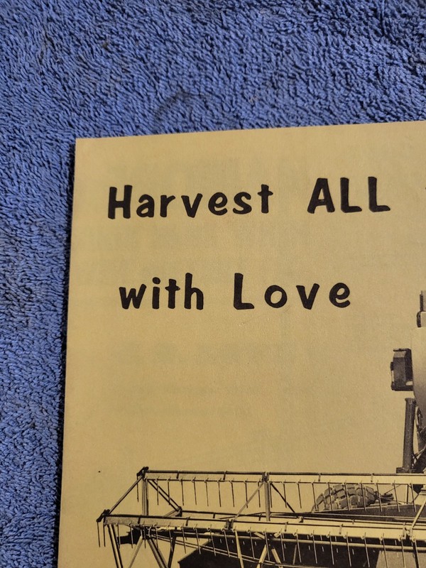 JE LOVE Vintage 1969 Brochure Flexible Floating Cutter Bar Harvesting Equipment gallery
