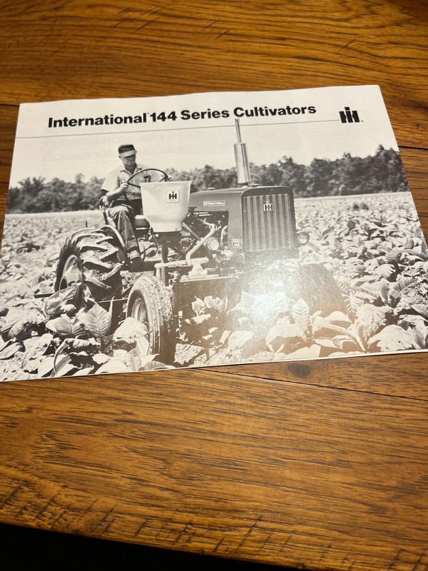 International Harvester 144 Series Cultivators For 1973 Brochure FCCA