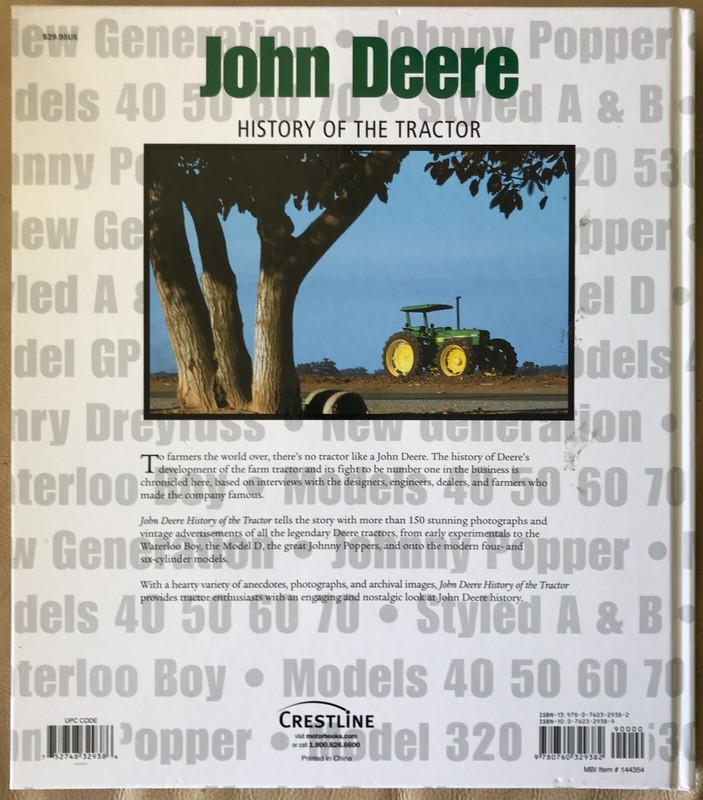 Lot of 3 John Deere tin calendar & Collector sign, History of a Tractor book gallery