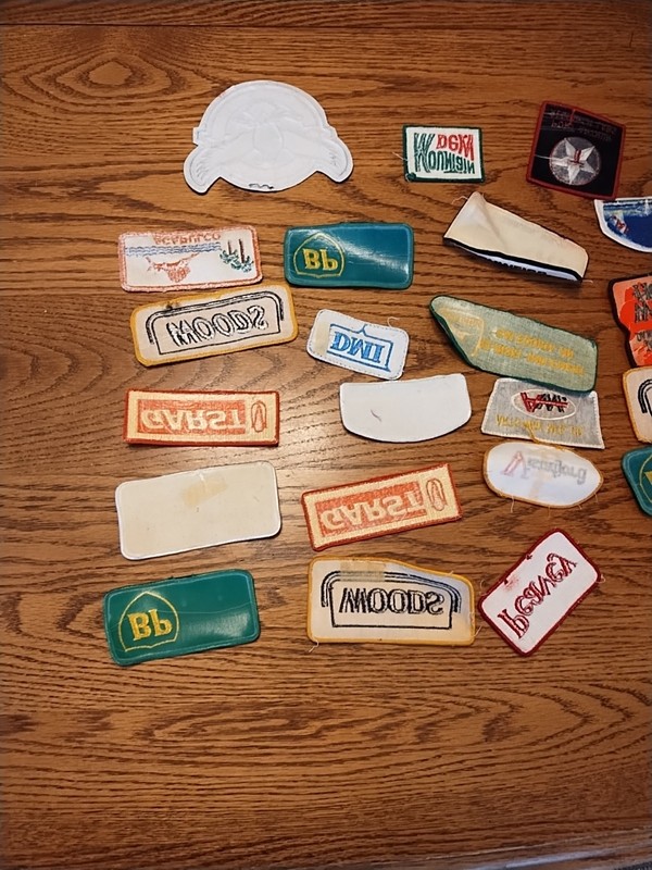 Patch Lot 23 Embroidered Hat Cap Uniform Woods BP Garst Texaco Mountain Dew DMI gallery