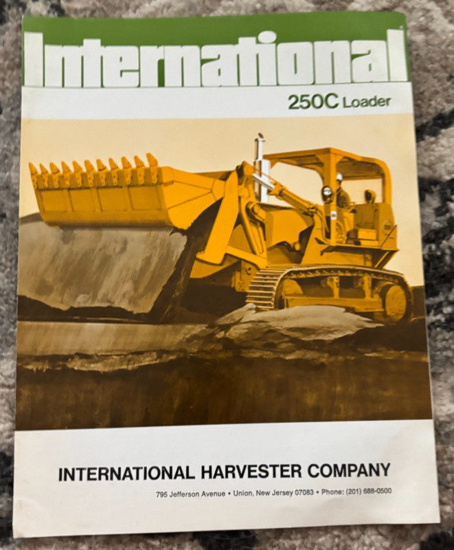 International Harvester 250C Crawler Loader Brochure FCCA25