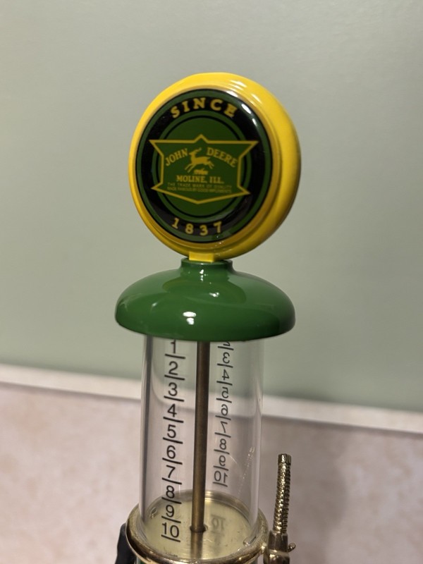 John Deere Gearbox Visual Miniature Gas Pump 8 in. - Limited Edition Collectible gallery