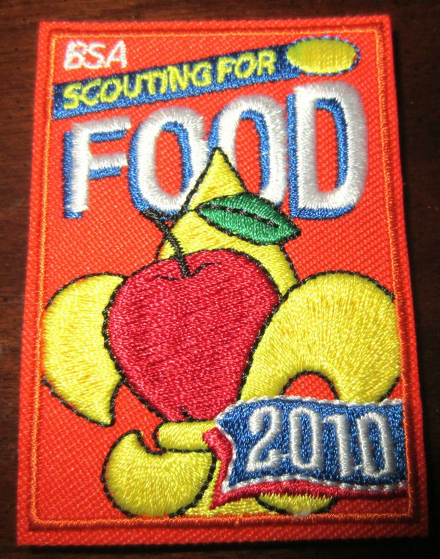 Uniform Patch Boy Scout Bsa Scouting For Food Drive 2010 Bsa