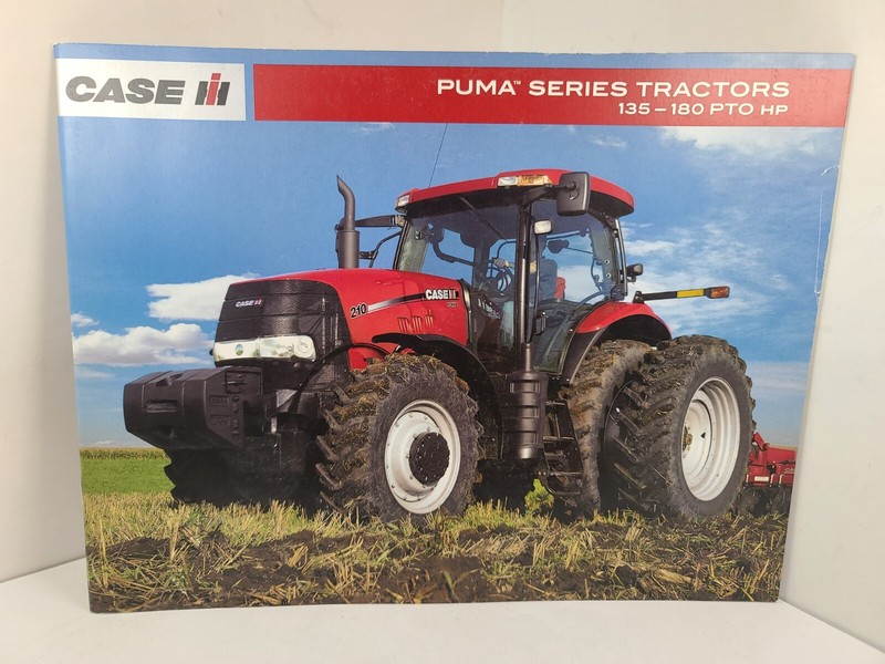 CASE IH Agriculture Puma Series 135-180 PTO HP Tractors Sales Brochure 2007
