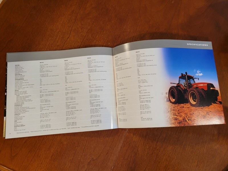 Case IH MX Magnum Series Tractor Sales Brochure # AE259090 year 2000 145-235 HP gallery