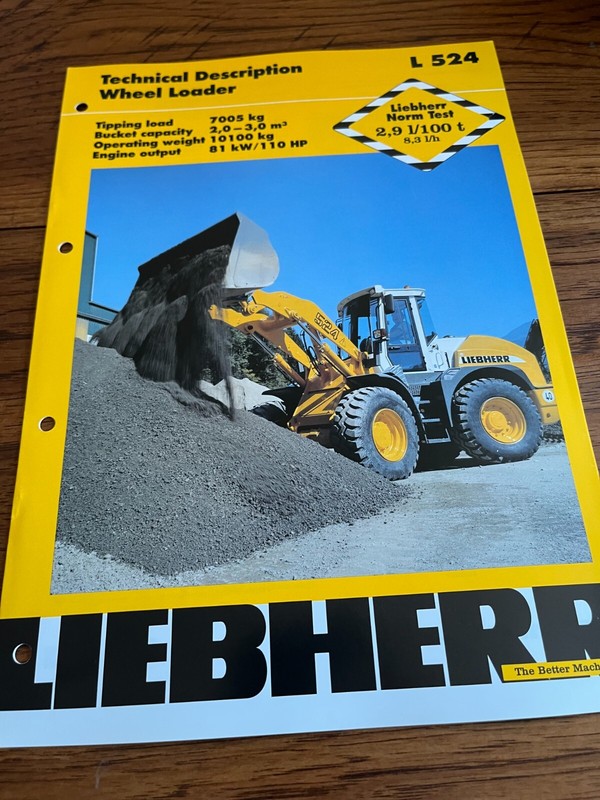 Liebherr 524 Wheel Loader Brochure AMIL22