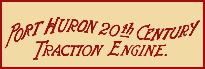 Port Huron Traction Engines NEW Sign 12×36″ USA STEEL XL Size – 4 lbs