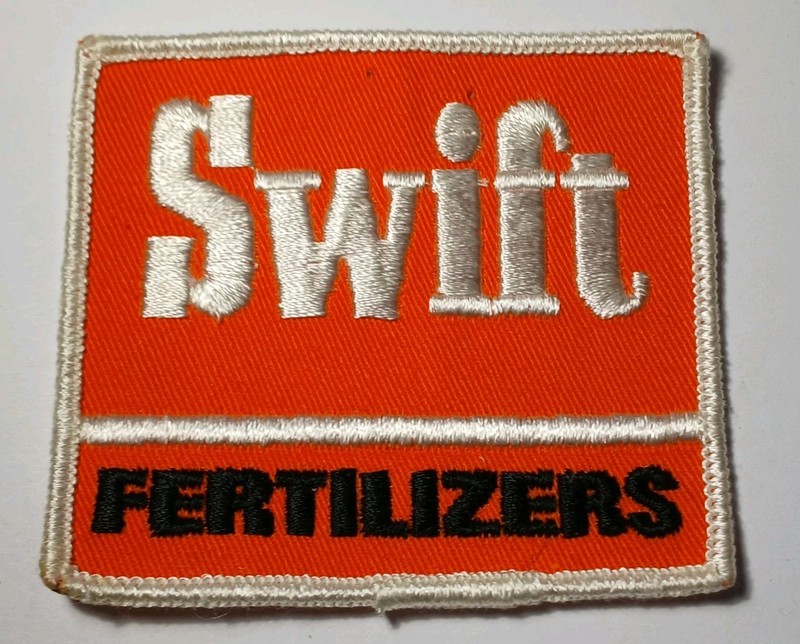 1970s Vtg Swift Fertilizer Swift Patch Iron-On Sew-On Taylor Swift Orange Album