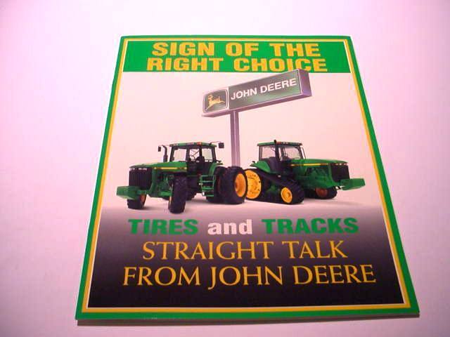 John Deere 8100 8200 8300 8400 Wheel & Track Tractors Excellent Literature #